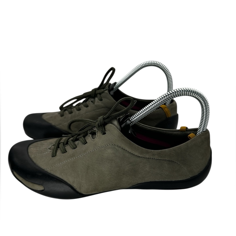 Camper Peu Women’s Grey Leather Sneakers EU 39 Lace Up Comfort Walking Shoes